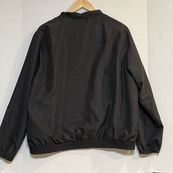 AW Golf Jacket 100% Polyester Women’s XL Black Lightweight - Picture 2 of 11